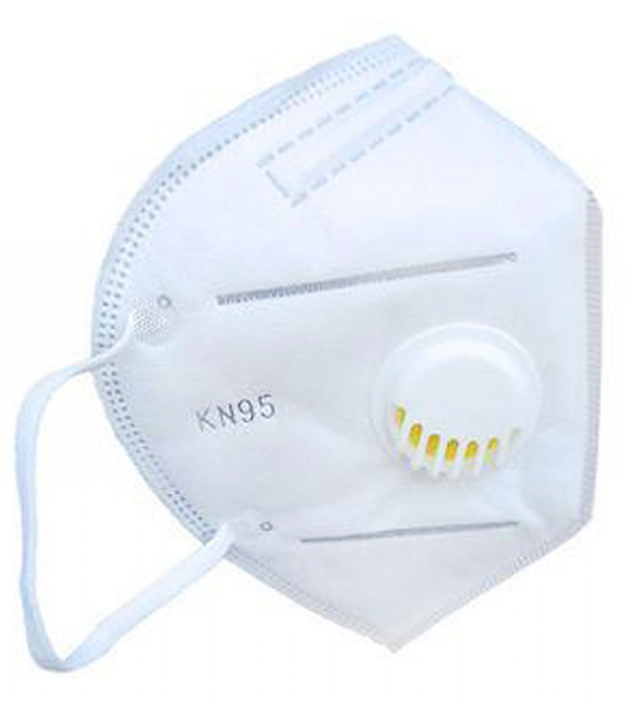 KN95 Self Priming Filter Protection Mask - White