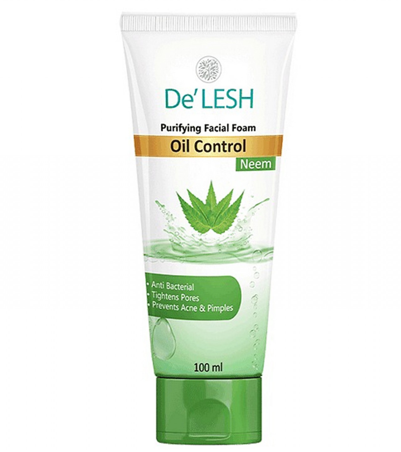De’Lesh Neem Purifying Facial Foam Face Wash - 100 ml