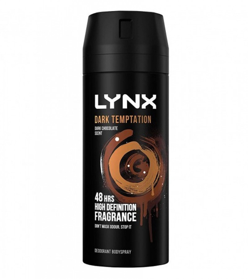 LYNX Dark Temptation Body Spray Deodorant For Men – 150 ml