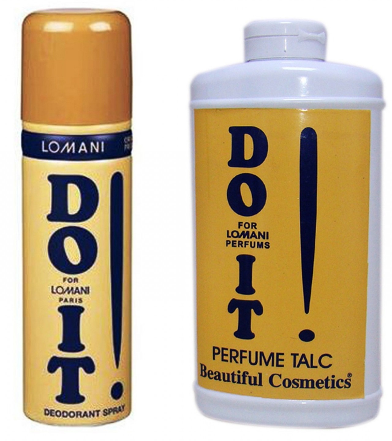 Pack of 2 - Lomani Do It! Deodorant & Talc Powder for Men - 200 ml & 150 Gram