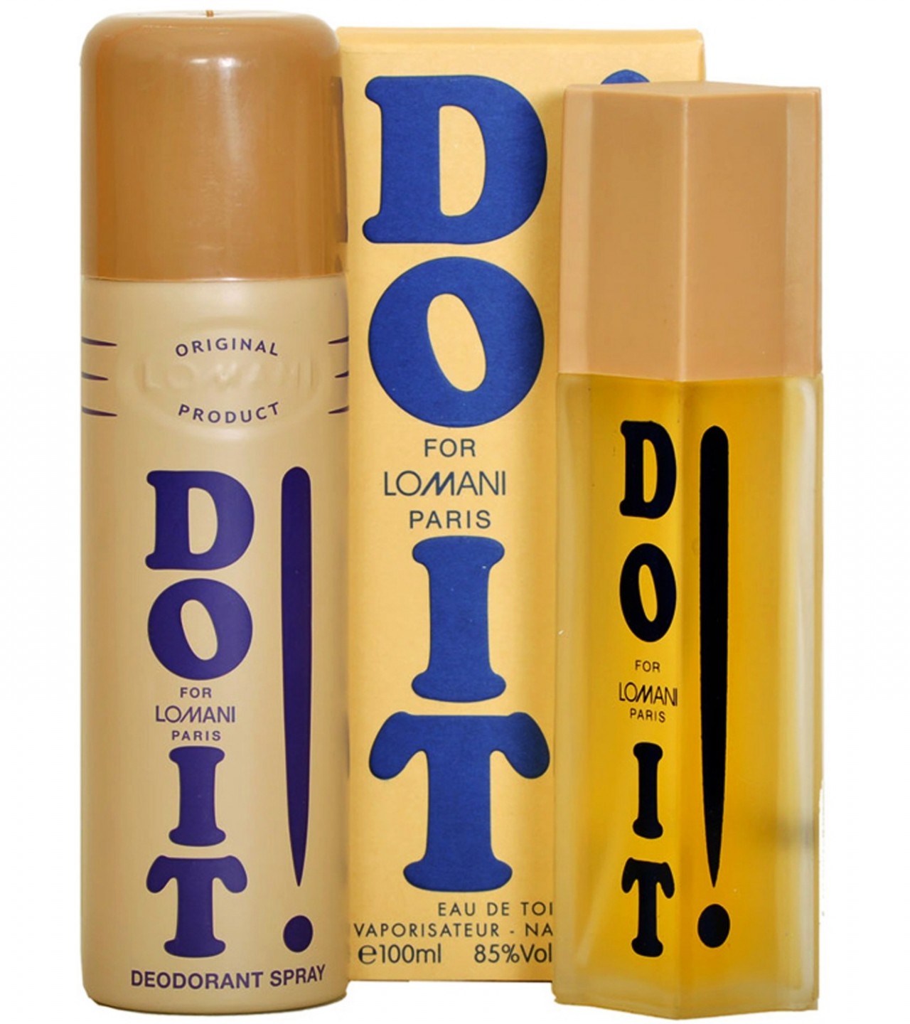 Pack of 2 - Lomani Do It Perfume & Deodorant For Men - 100 ml & 200 ml