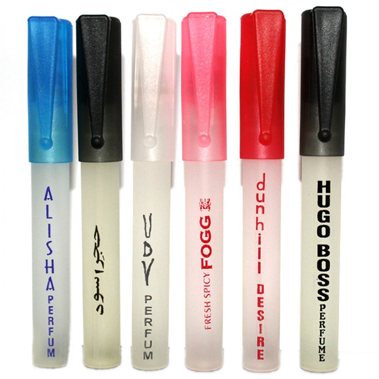 Pack of 6 - Multi Fragrances Pen Perfume for Unisex - 25 ml Each