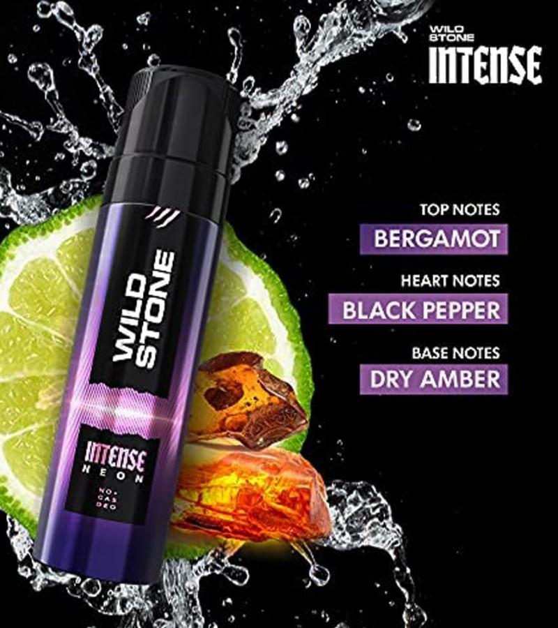 Wild Stone Intense Neon Perfume Body Spray For Men – 120 ml